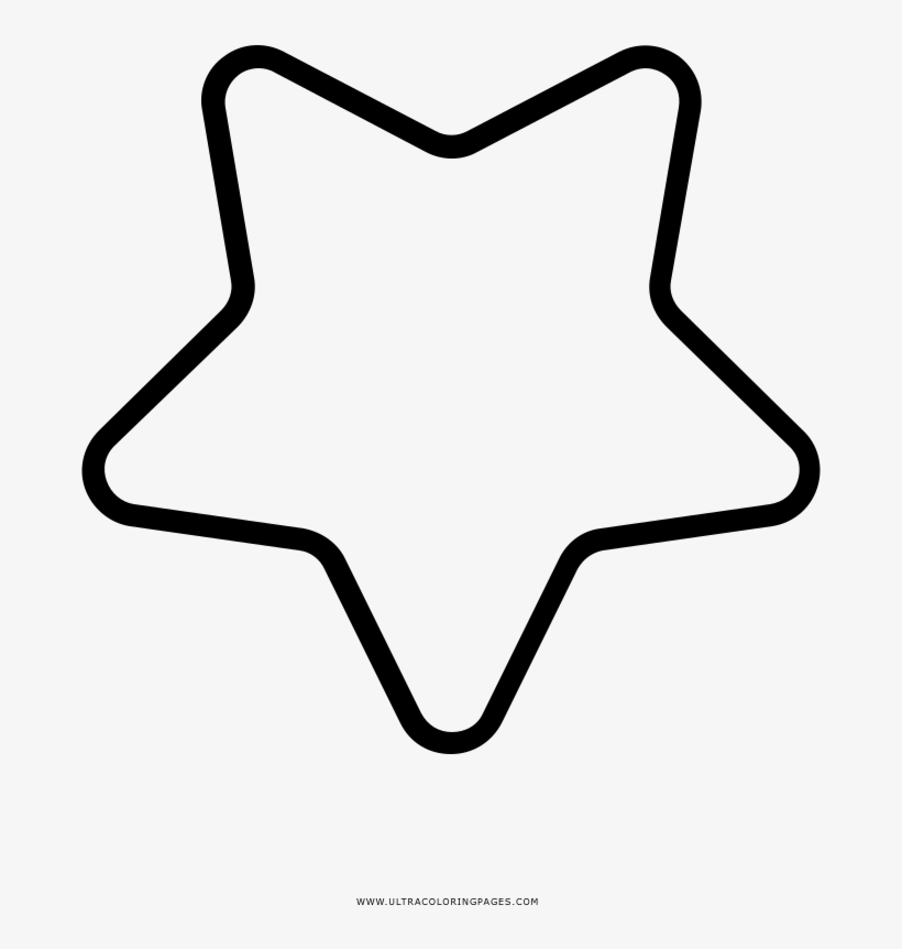 Estrela Do Mar Coloring Page - Line Art, transparent png download