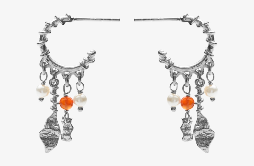 Viola Earrings - Maanesten Øreringe, transparent png download