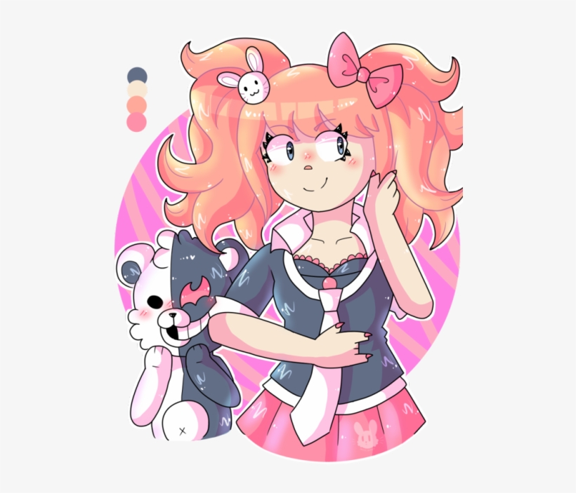 497 X 750 Png 560kb Transparent Junko Enoshima - Cartoon, transparent png download