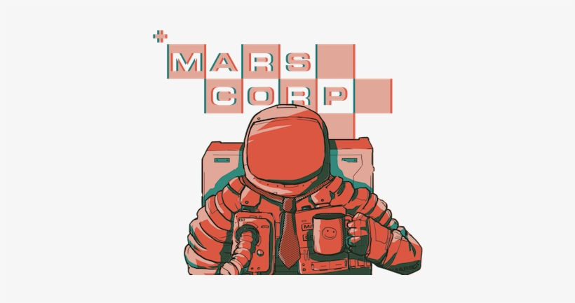 Marscorp Spaceman 500px - Marscorp Podcast, transparent png download