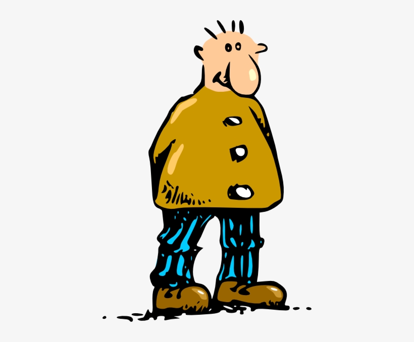 How To Set Use Man Standing Cartoon 2 Svg Vector, transparent png download