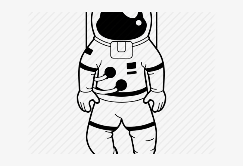 Drawn Astronaut Spaceman - Astronaut, transparent png download