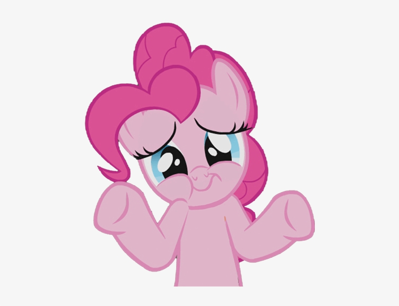 Https - //www - Hasbrostudios - Com/wp Shrug - Pinkie Pie Shrugging, transparent png download
