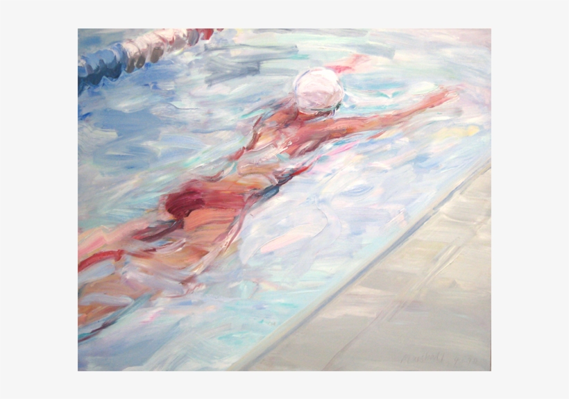 Swimmers - Painting, transparent png download