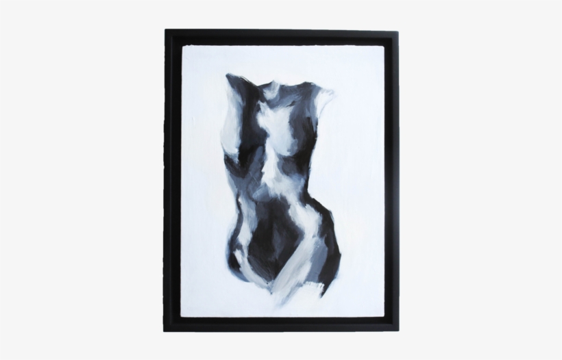 "moonlight" Original Framed Figure Painting - Library, transparent png download
