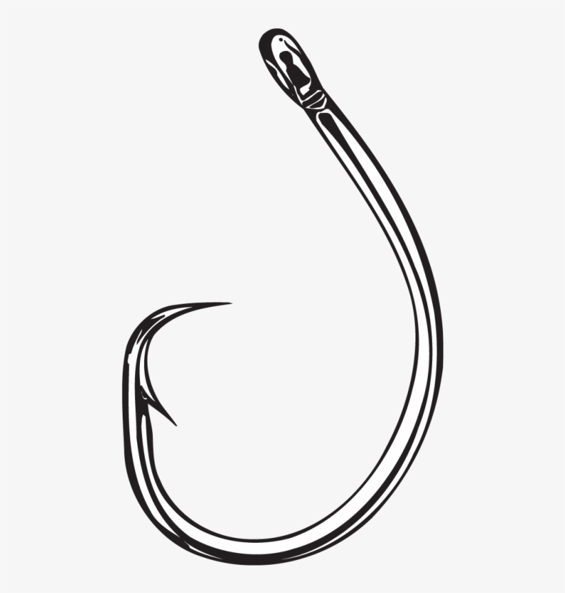 Fish Hook Png - Circle Fishing Hook, transparent png download