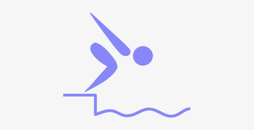 Swimmer, Olympic, Sport, Person, Pool - Swimming Pictogram, transparent png download