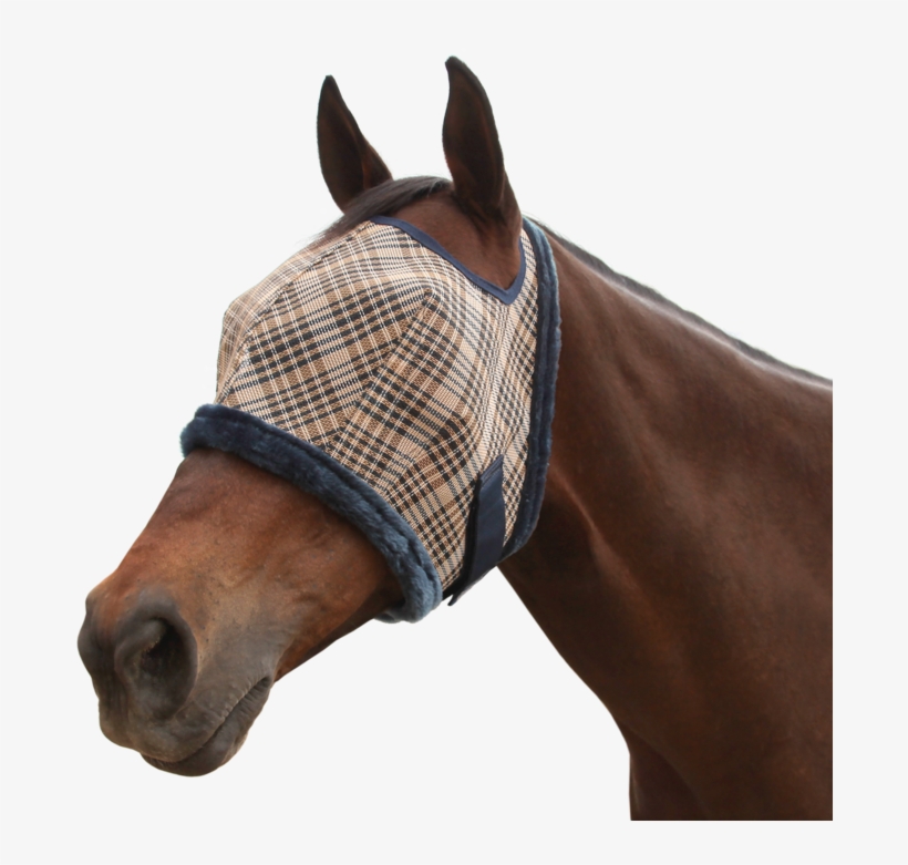 Fly Mask With Plush Fleece - Kensington Fly Mask W/fleece Lavender Mint Lg, transparent png download