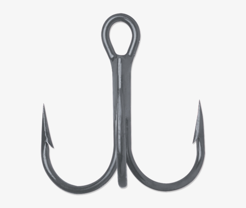 9651 Round Bend Short Shank Treble Hook For Fishing - Gamakatsu #5 Round Bend Treble Hooks, transparent png download