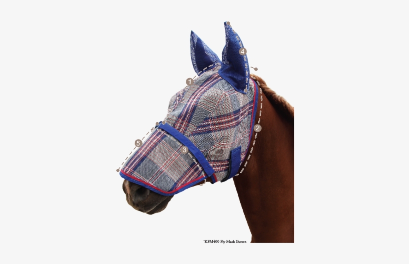 Kensington Fly Mask Size Chart Kensington Fly Mask - Kensington Fly Mask W/fleece And Ears, transparent png download