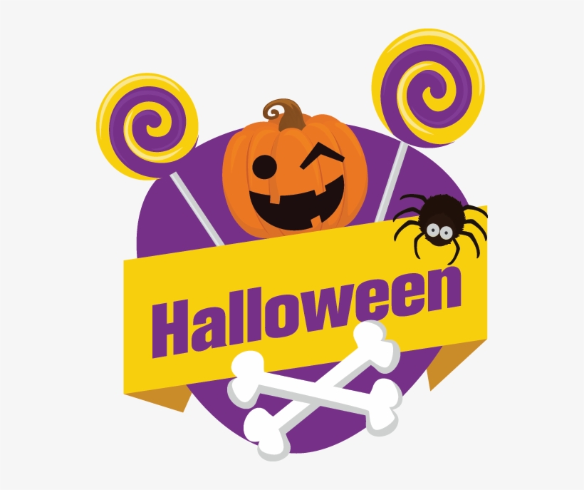 Glücklicher Halloween-kürbis Karte, transparent png download