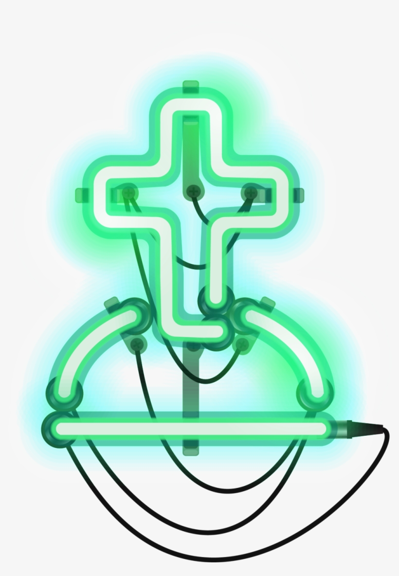 Lamp Cross Watercolor Hand Painted Transparent - Graphic Design, transparent png download
