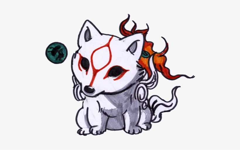 Vector Library Library Chibi By Themysticwolf On Deviantart - Chibi Okami, transparent png download