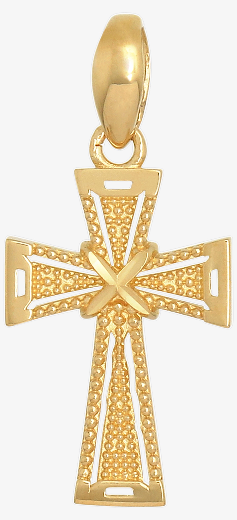 14k Solid Gold Cross Pendant - Армянский Крест Золото, transparent png download