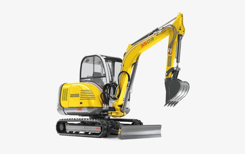 Excavator Png - Wacker Neuson 3503, transparent png download