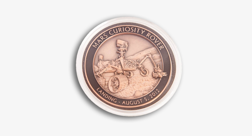 Curiosity Official Nasa Medallion - Nasa, transparent png download