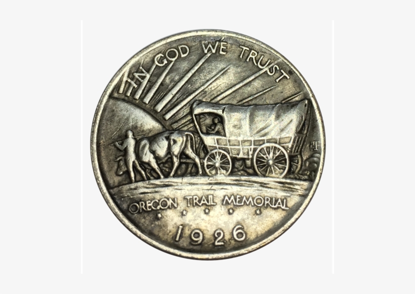 Oregon Trail Half Dollar Coin - Oregon, transparent png download