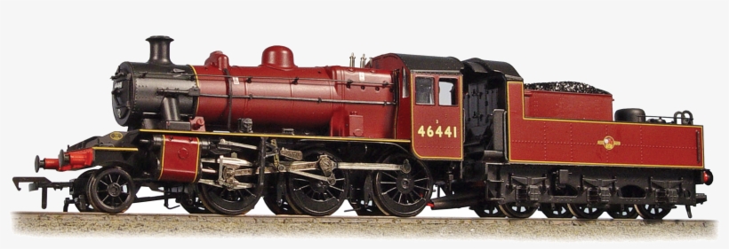 Steam Locomotive, Trains, Catalog, Manaus, Toys, Brochures, - Bachmann 32-826a Ivatt Class 2mt 2-6-0 46460 Br Lined, transparent png download