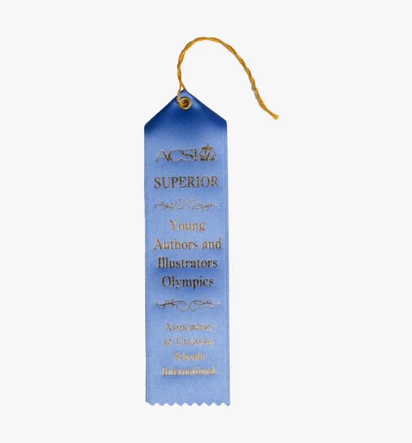 1 2 X 8 Pointed Top Custom Award Ribbonribbonsrb1e - Ribbon, transparent png download