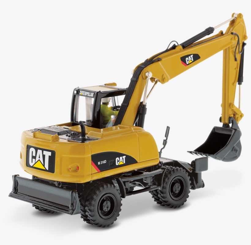 M316d Wheeled Excavator, transparent png download