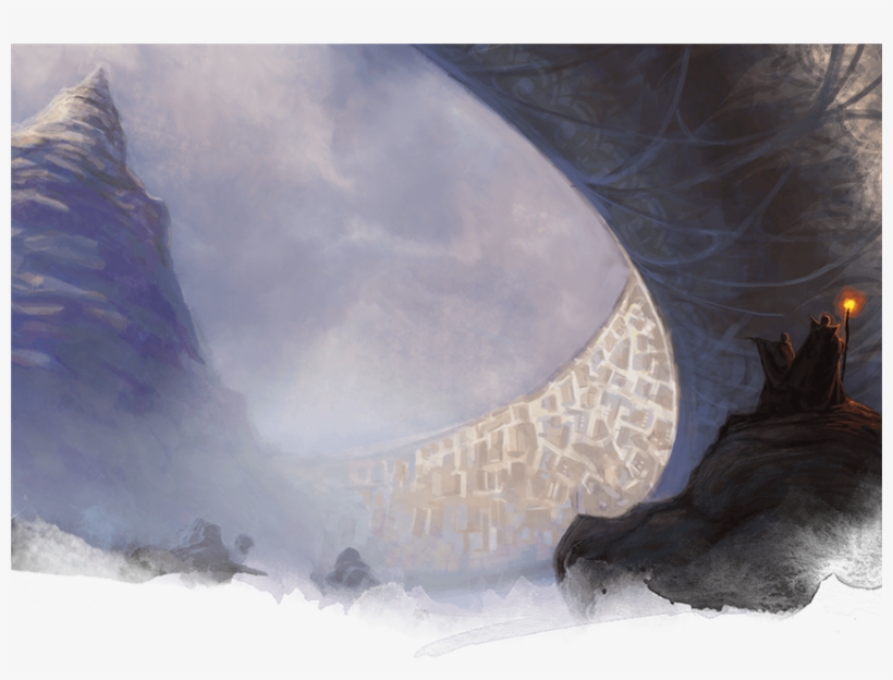 Gate-towns Of The Outlands - Painting, transparent png download