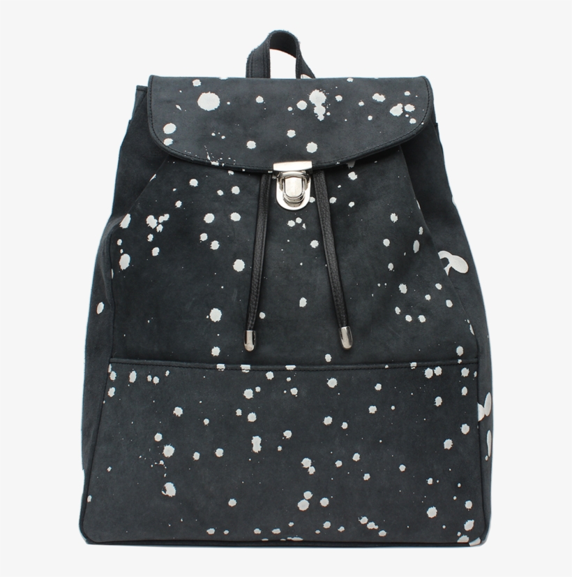 Charlie Grey With White Splatter - Bag, transparent png download