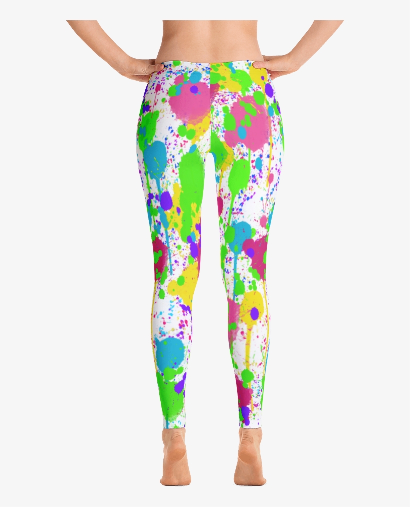 White Splatter Leggings - Diddyandtheginger Thanksgiving Turkey Day Leggings, transparent png download