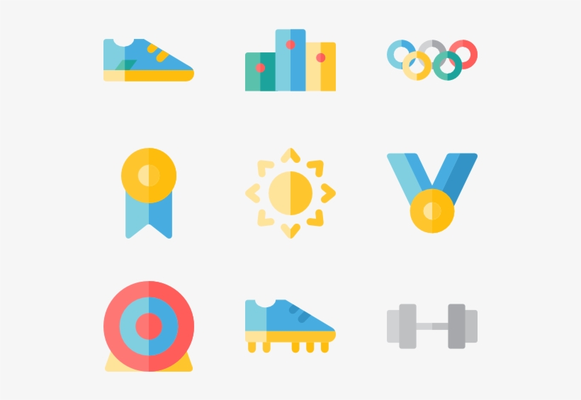 Olympic Games Color Flat, transparent png download