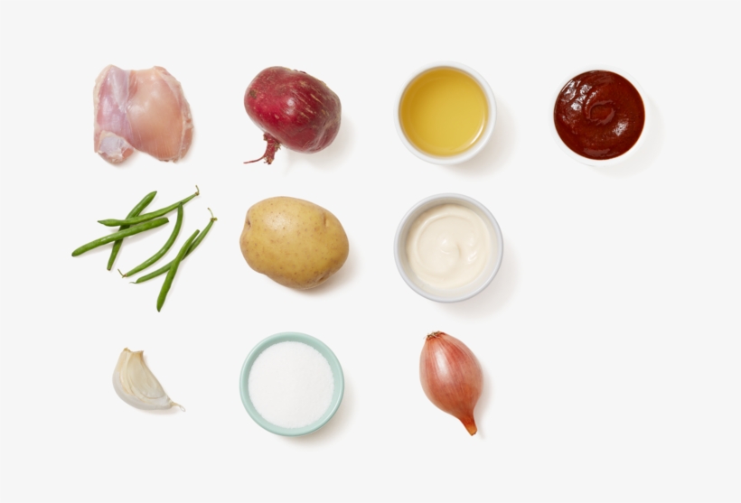 Baked Bbq Chicken With Creamy Potato, Green Bean, & - Barbecue Chicken, transparent png download
