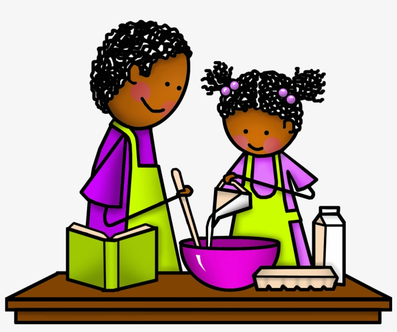 Dad And Daughter Cooking Png - Portable Network Graphics, transparent png download