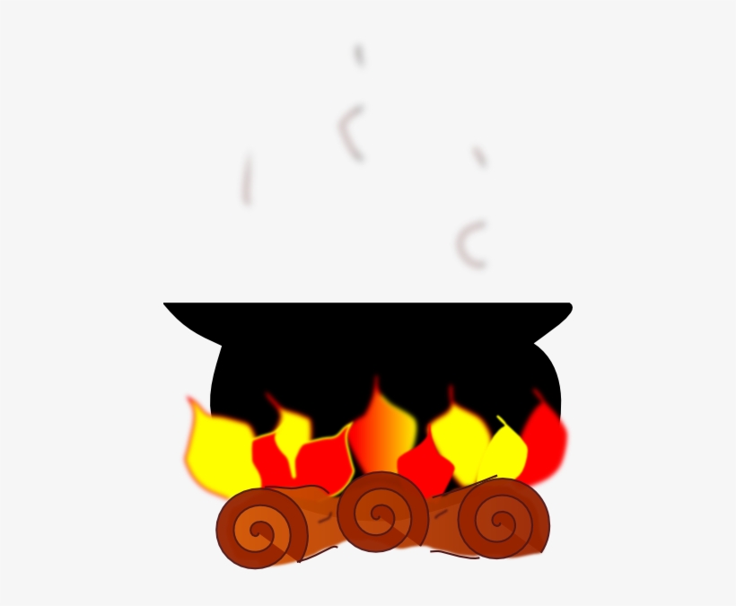 Small - Cooking Pot On Fire Clipart, transparent png download