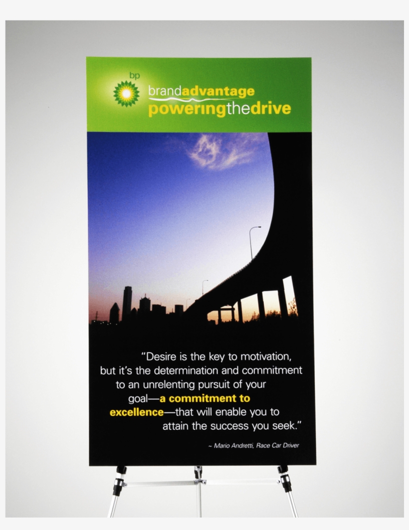 Golin Bp Power The Drive Easel Banners 02 Image - Managing Procedures, transparent png download