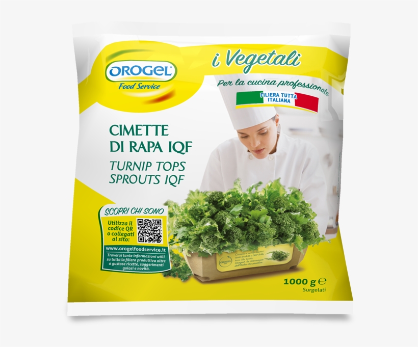 Turnip Tops Sprouts Iqf - Orogel, transparent png download