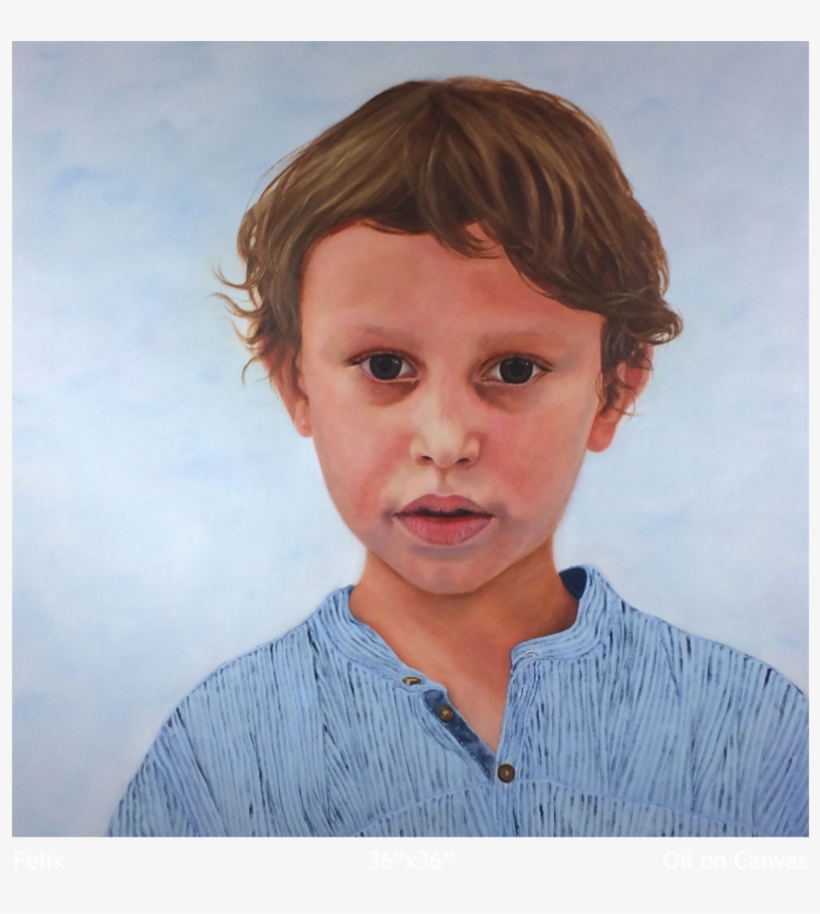 Felix Oil On Canvas - Boy, transparent png download