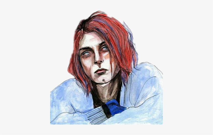 Kurt Cobain Art By David Lucas, transparent png download