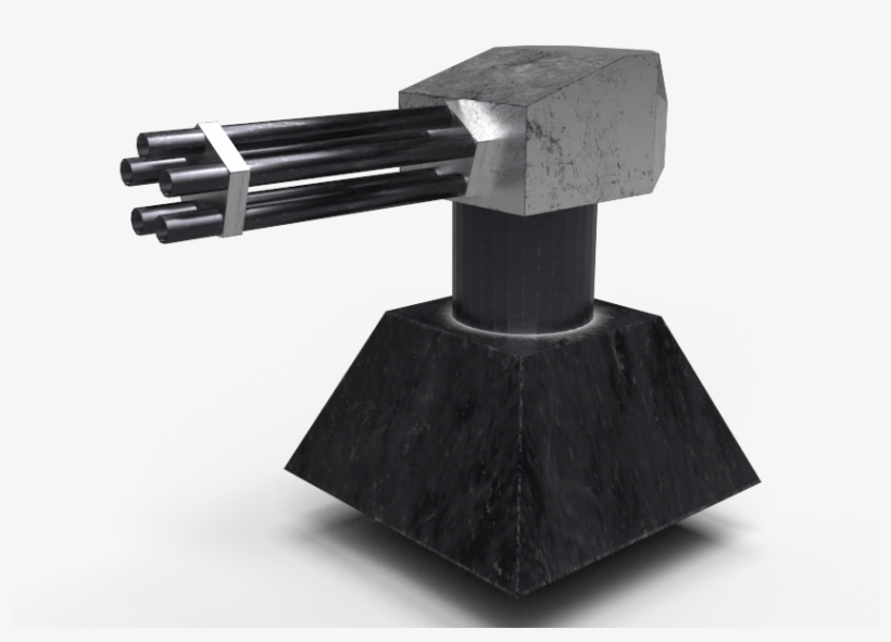 A Minigun Type Weapon Needs A Certain Time To Spin - Cosmetics, transparent png download