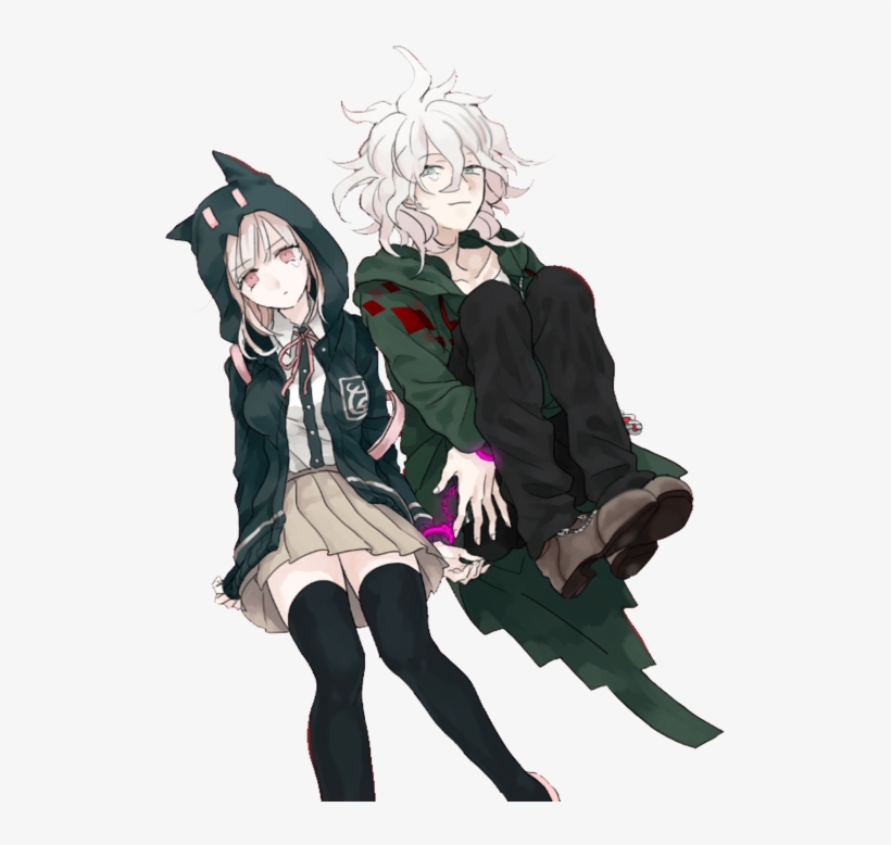 Meow632 Nagito X Nanami - Danganronpa Komaeda X Chiaki, transparent png download