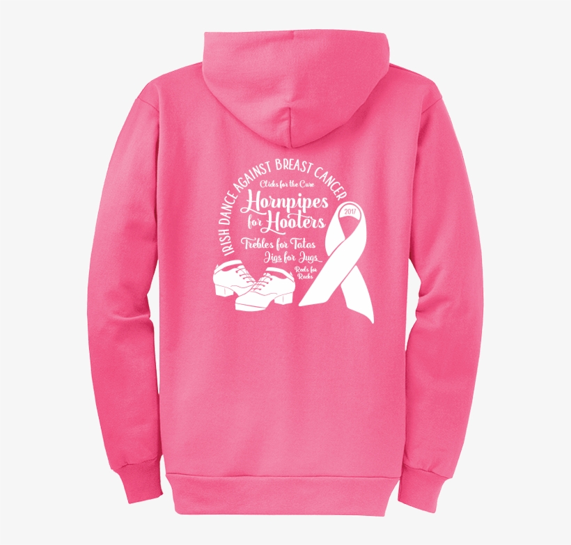 Hornpipes For Hooters Zipped Hoodie - Port And Company Hoodie Red, transparent png download