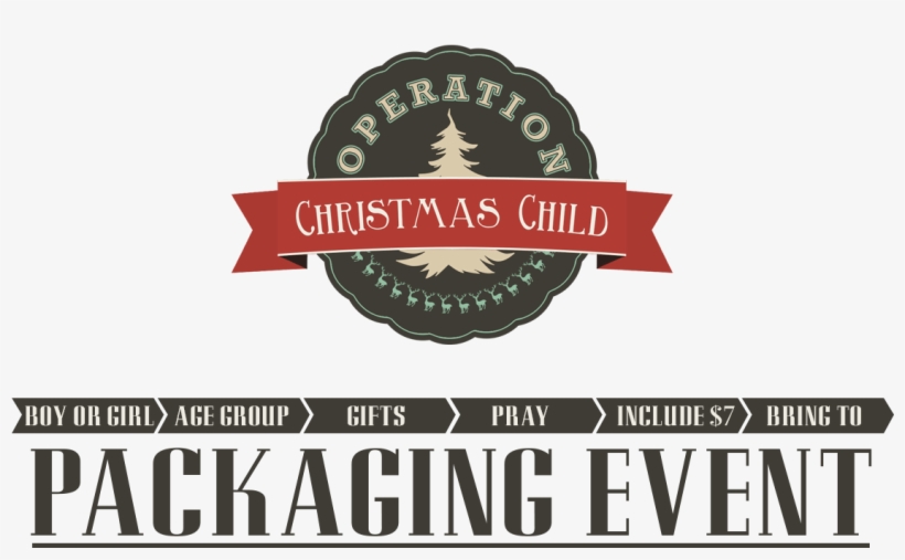Home / Operation Christmas Child Packaging Event - Emblem, transparent png download