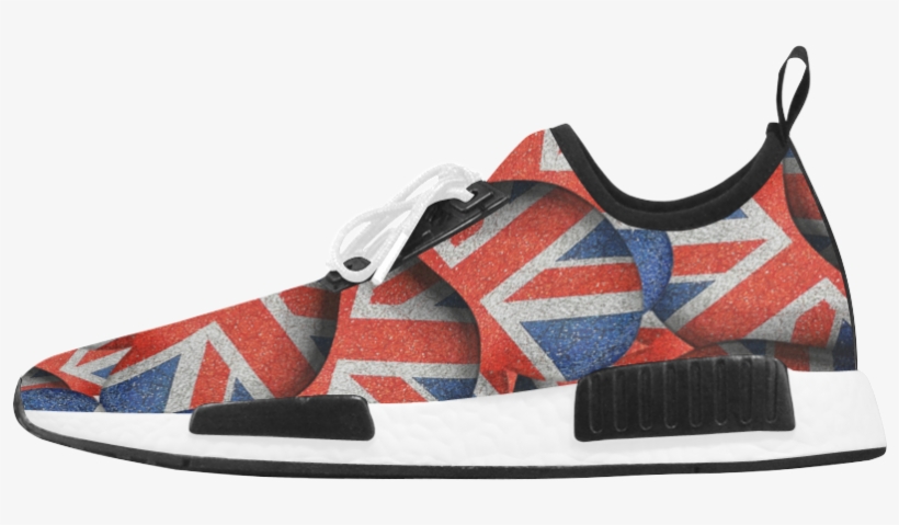 England Flag Patterned Men's Draco Running Shoes - Sneakers, transparent png download