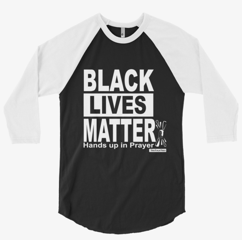 Black Lives Matter Baseball Tee - Raglan Sleeve, transparent png download