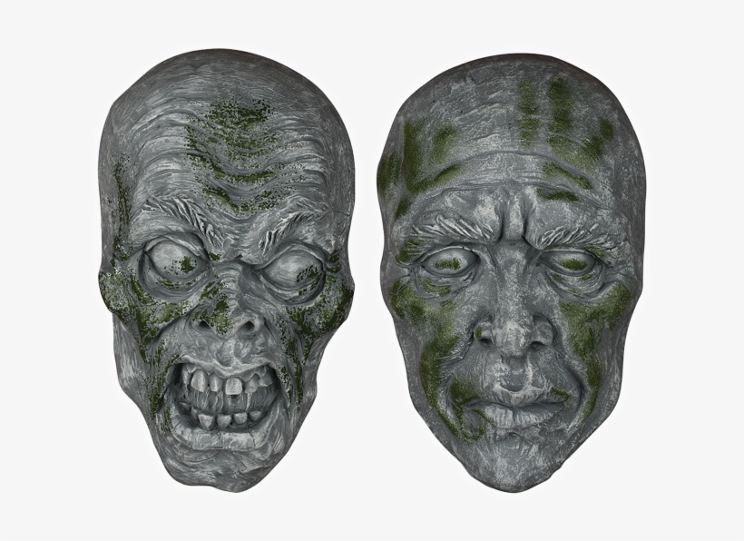 Garden Stone Faces - Face Mask, transparent png download