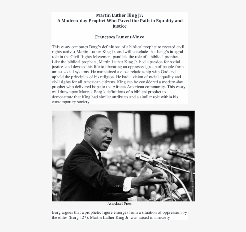 Docx - Martin Luther King Jr, transparent png download