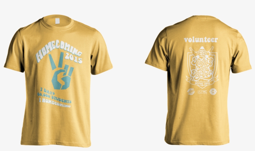 Promotional Items Created For Ucf's Homecoming Week - Beige T Shirt Design, transparent png download