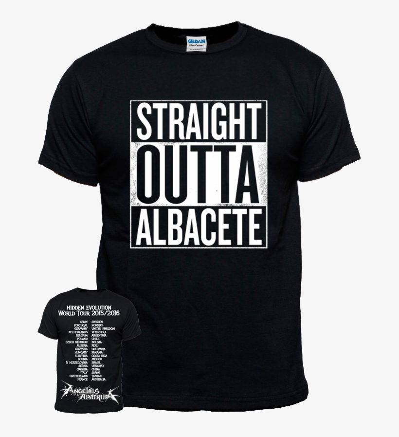 Image Of Straight Outta Albacete - Active Shirt, transparent png download