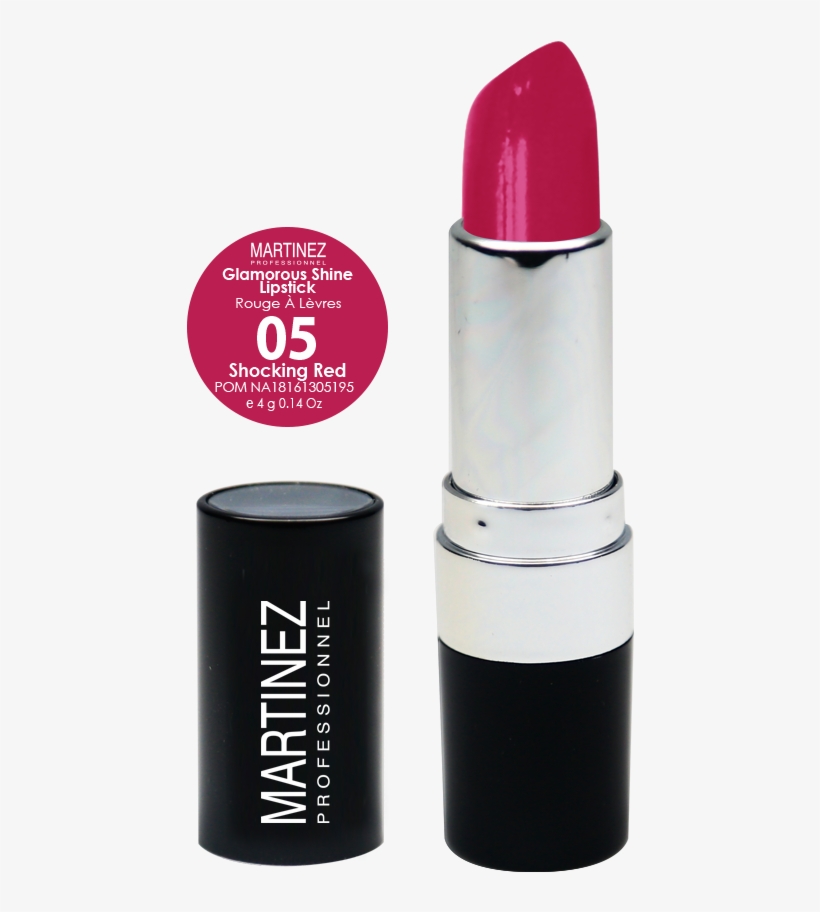 Martinez Artist Glam Dramatic Glow Lipstick Shocking - Eye Liner, transparent png download