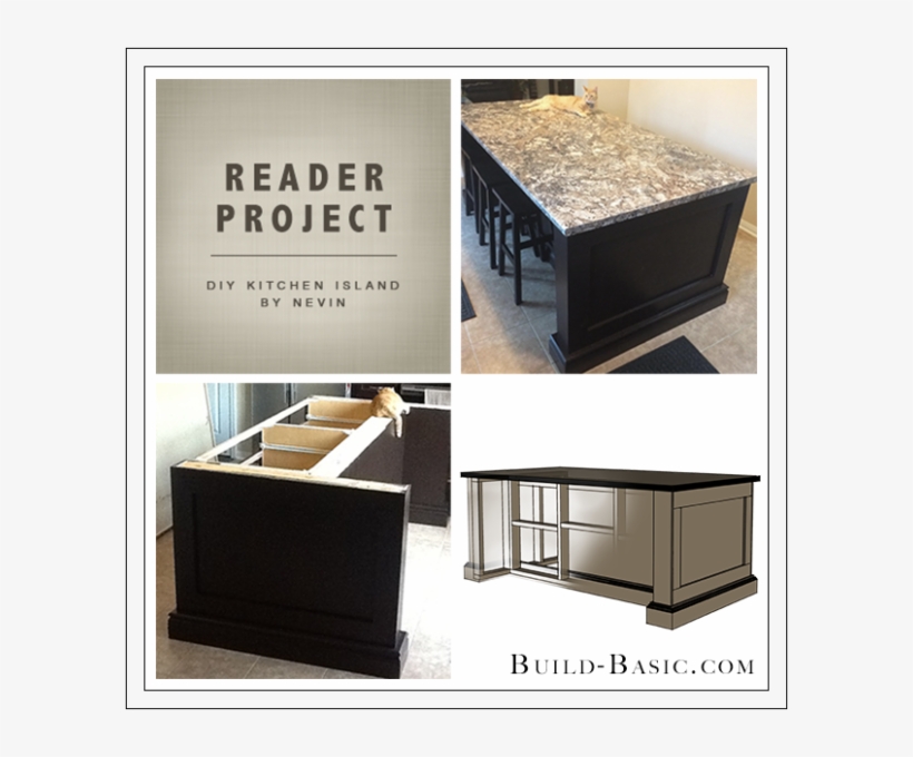 Build Basic Diy Kitchen Island By Nevin Reader Project - Drawer, transparent png download