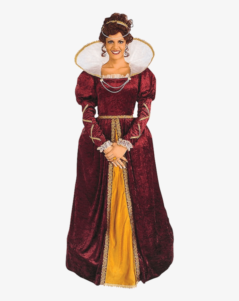Adult Queen Elizabeth Costume - England Costume For Female, transparent png download