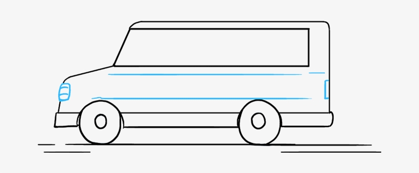 How To Draw School Bus - School Bus To Draw, transparent png download