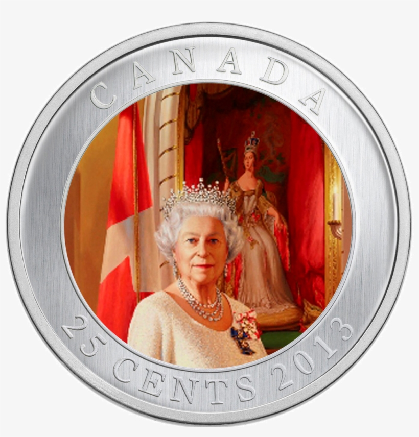 Her Majesty Queen Elizabeth Ii Coronation - Queen Elizabeth Ii Canadian, transparent png download